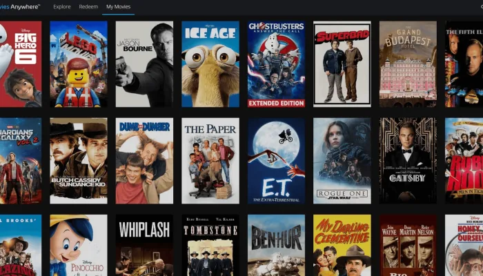 Catálogo de filmes